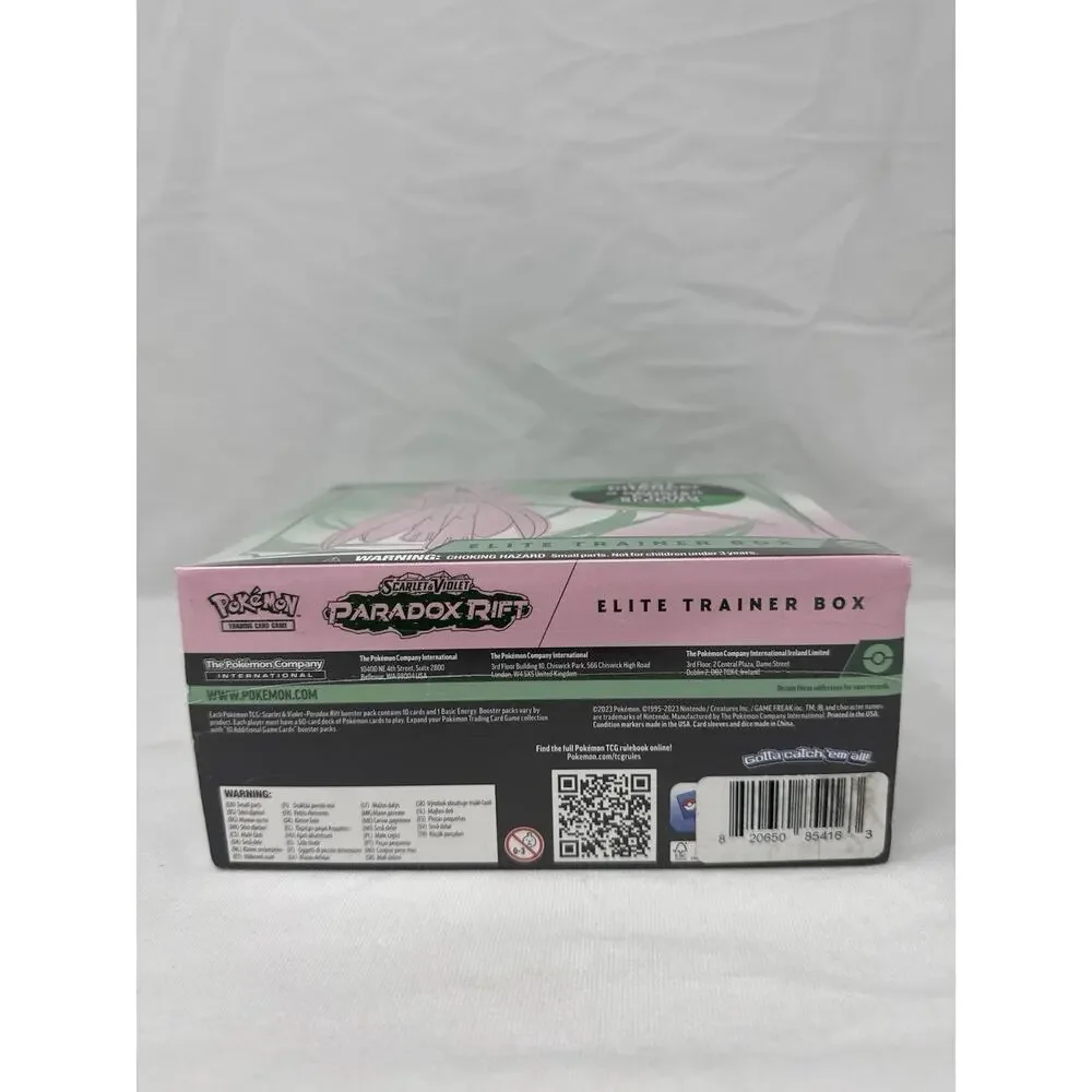 Pokémon TCG Paradox Rift Elite Trainer Box ETB New Sealed Iron Valiant